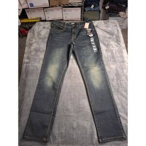 Lazer Boys Slim Straight Maximum Comfort Flex Jeans Dark Wash Size 16 NWT